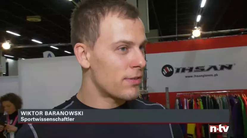 Sportwissenschaftler Wiktor Diamant im Fernsehen bei ntv