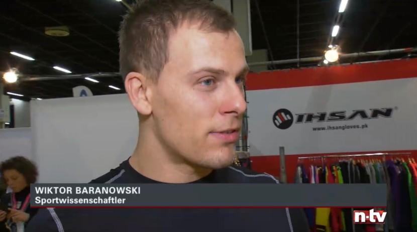 Sportwissenschaftler Wiktor Diamant im Fernsehen bei ntv